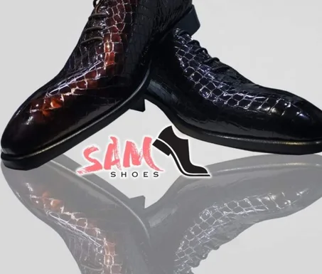 Chaussure en vrai cuir véritable