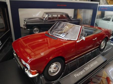 PEUGEOT 504 CABREOLET 1969 RED 1:18 - NOREV