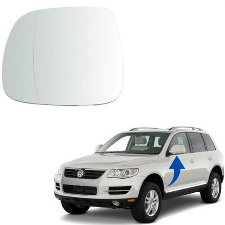 GLACE DE RETROVISEUR GAUCHE VW TOUAREG 2009