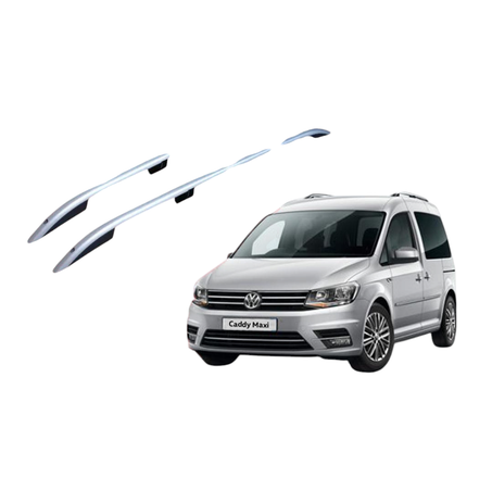 BARRE DE TOIT ALUMINUM VOLKSWAGEN CADDY