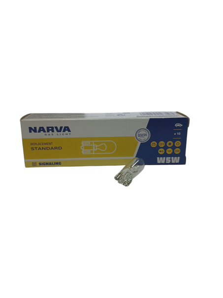 10X LAMPE NARVA W5W 12V4W