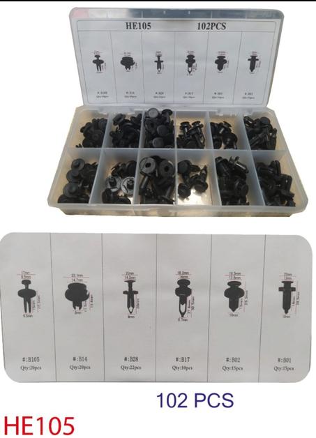 KIT AGRAFES 102pcs