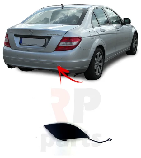 COUVERTURE DE REMORQUAGE ARRIERE MERCEDES W204 2007-2011