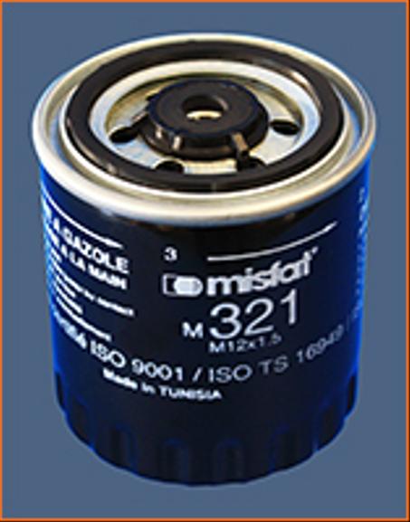 FILTRE A GASOIL MERCEDES 190 250 D - MISFAT