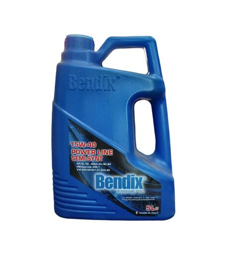HUILE MOTEUR BENDIX 10W40 POWER LINE SEMI-SETHETIC 5L