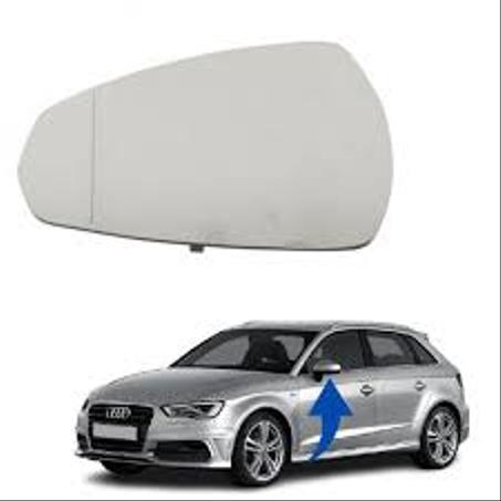 GLACE DE RETROVISEUR GAUCHE AUDI A3 2014