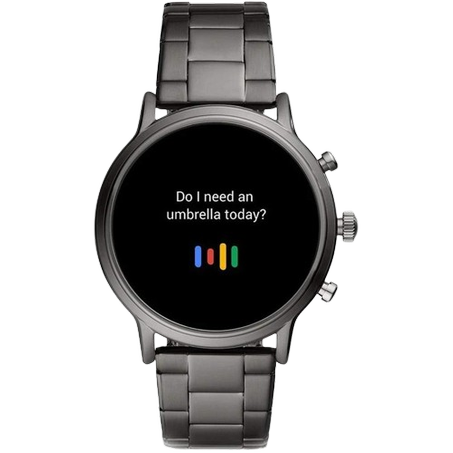 Fossil Carlisle HR Generation 5 Smart Watch for Men - Dark Gray Stainless Steel 2