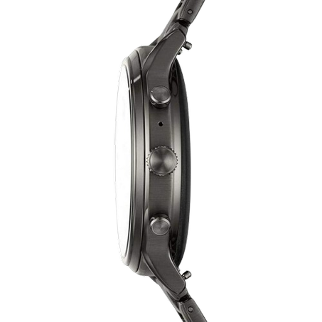 Fossil Carlisle HR Generation 5 Smart Watch for Men - Dark Gray Stainless Steel