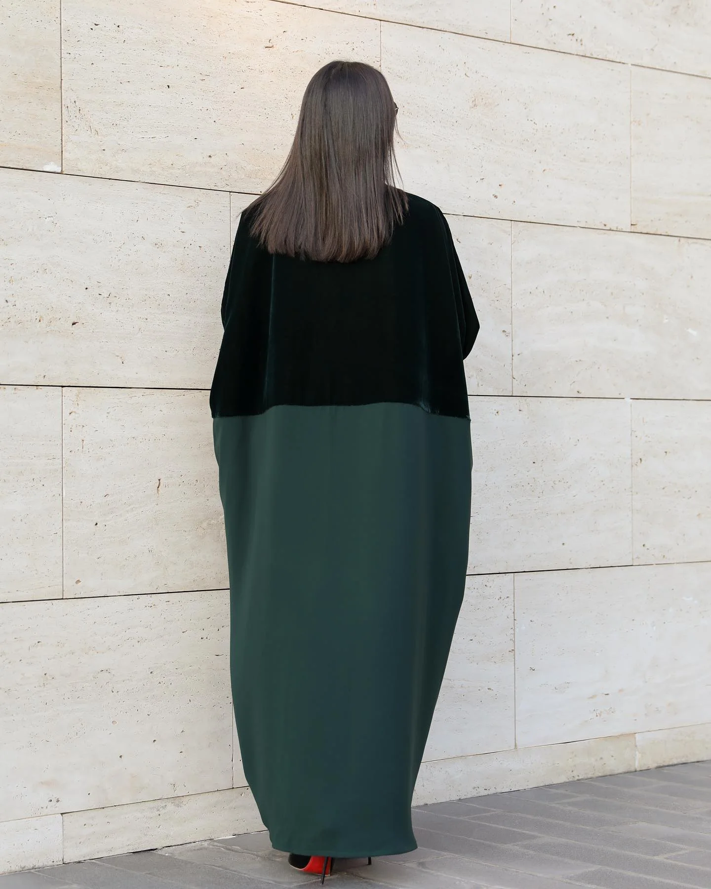 ABAYA KIMONO 2 TISSUS