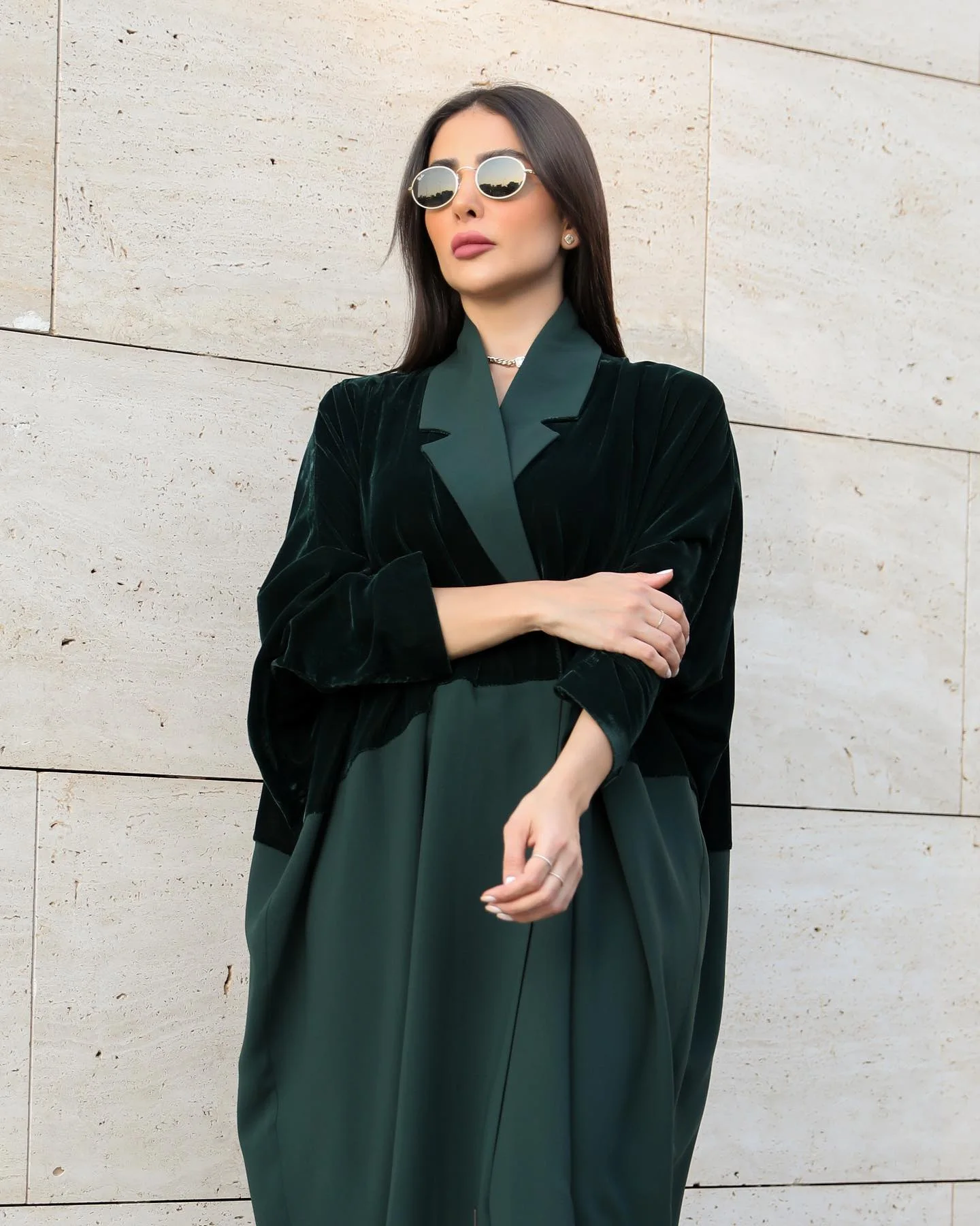 ABAYA KIMONO 2 TISSUS