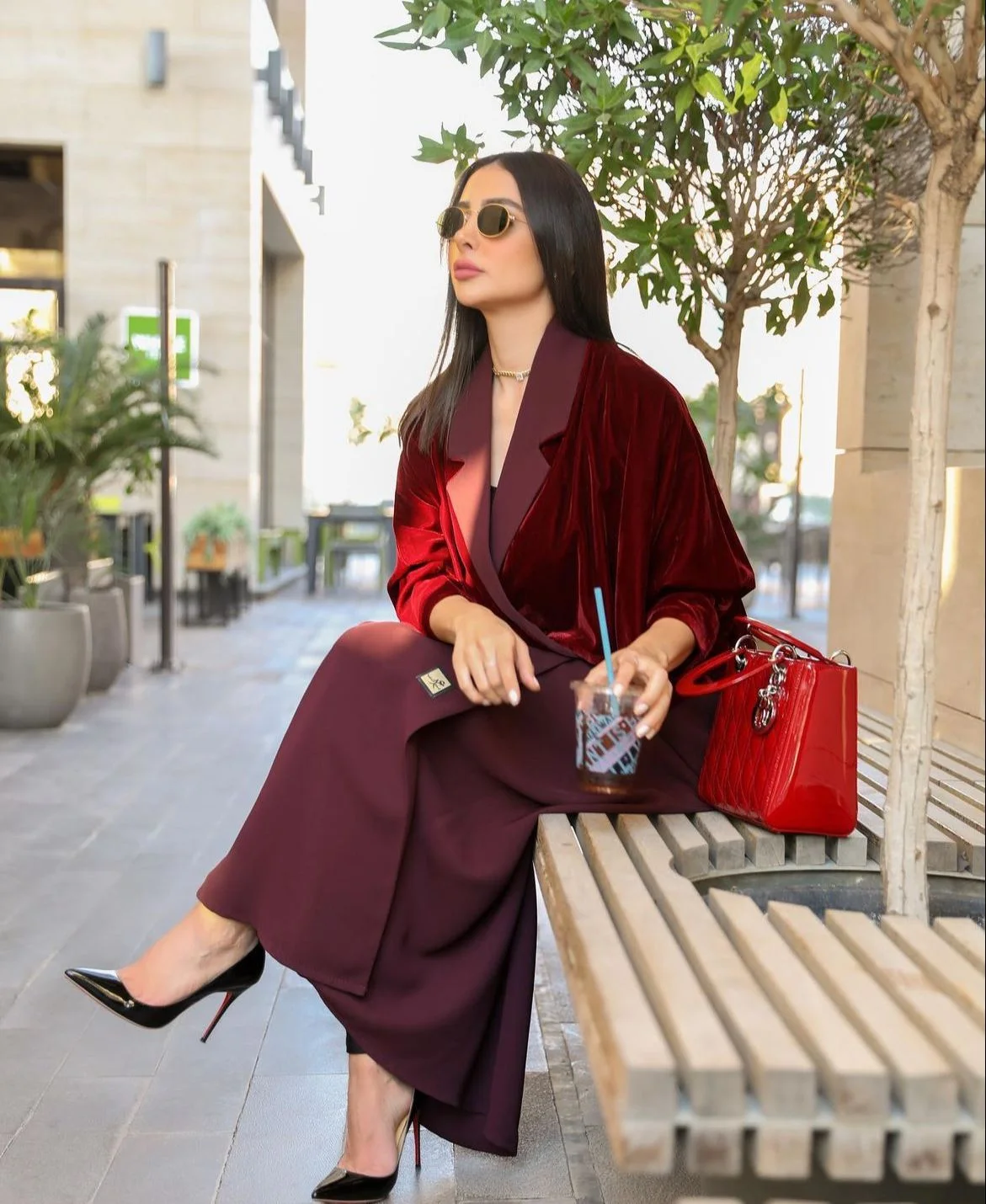 ABAYA KIMONO 2 TISSUS
