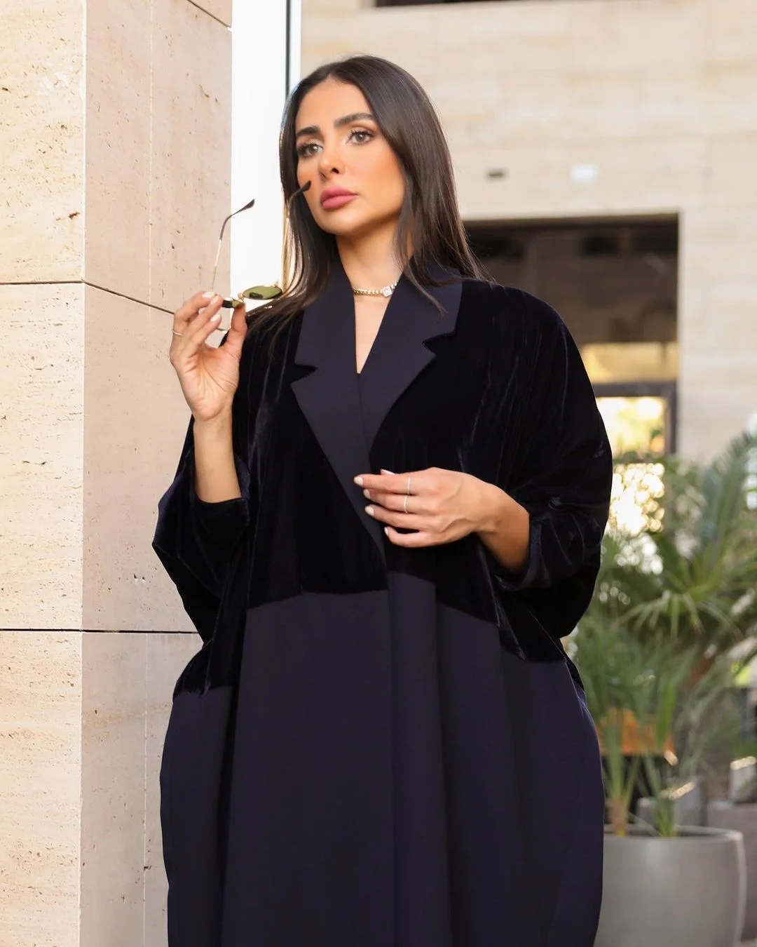 ABAYA KIMONO 2 TISSUS