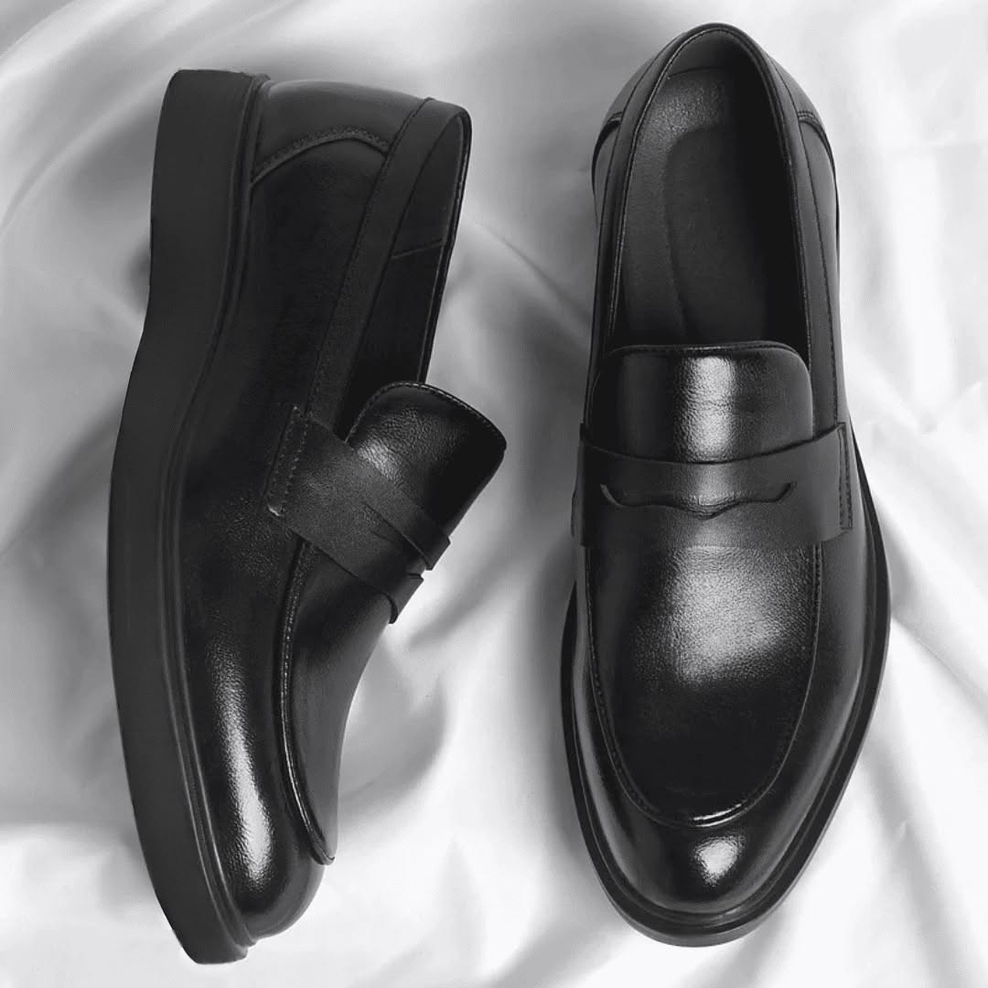 Mocassins Élégants en Cuir , Confort et Style Intemporel.
