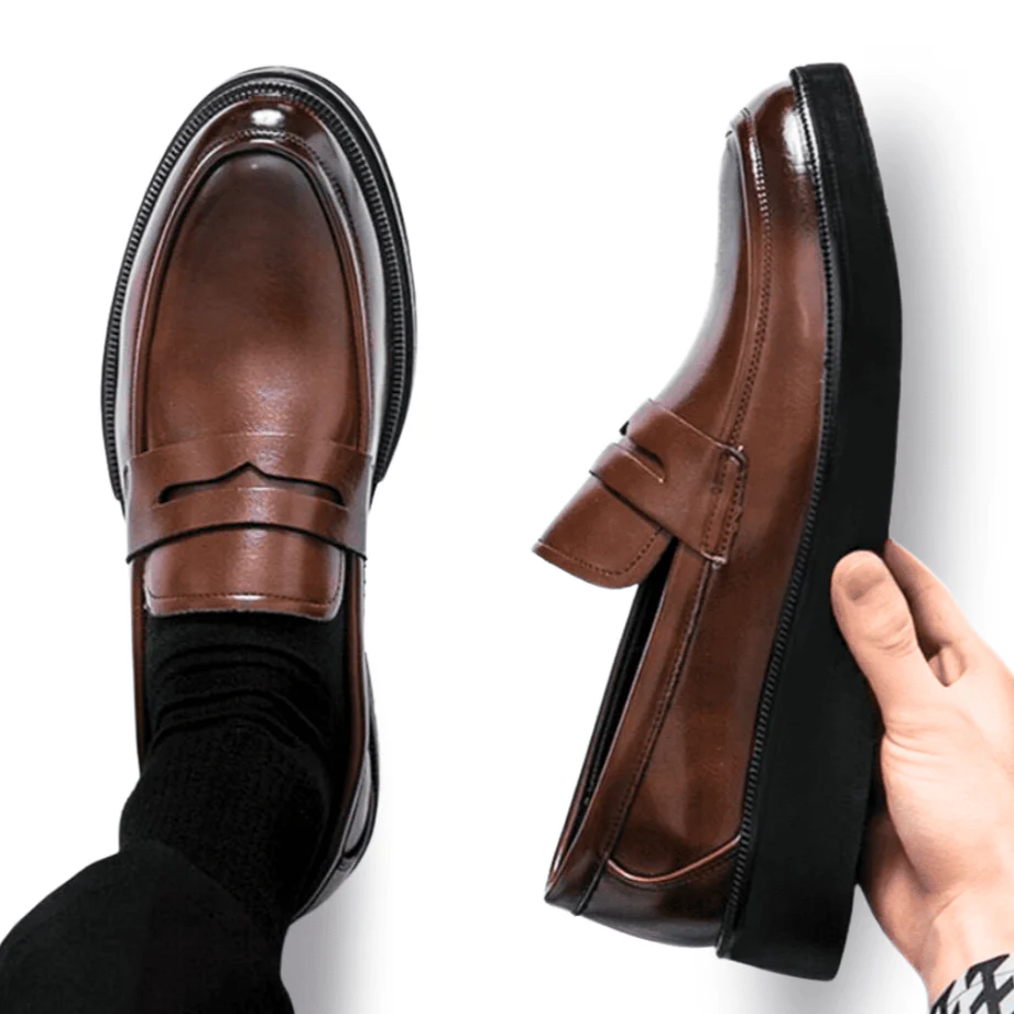 Mocassins Élégants en Cuir , Confort et Style Intemporel.