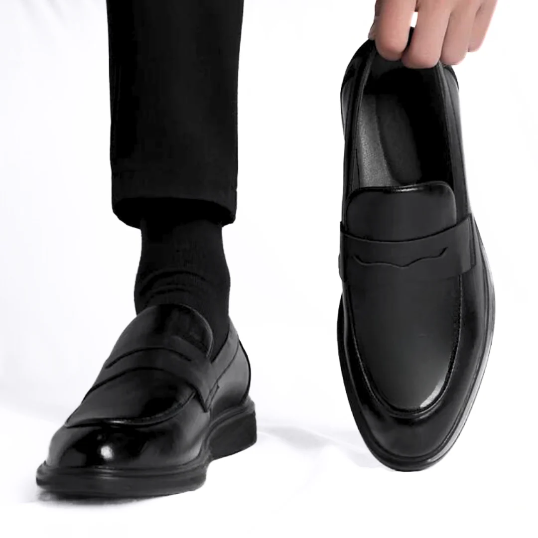 Mocassins Élégants en Cuir , Confort et Style Intemporel.