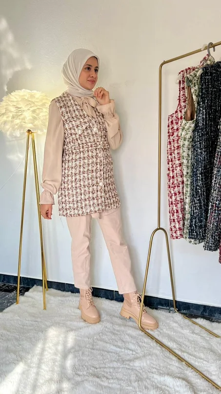 blazer sans manche chanel