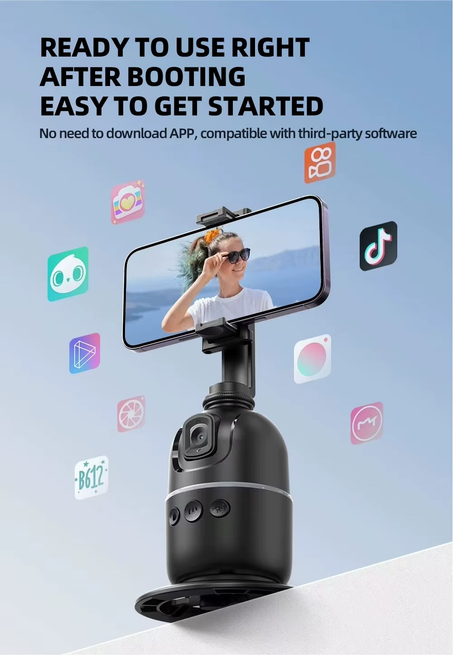 حامل هاتف آلي لتتبع الوجه - حرية مطلقة في التصوير