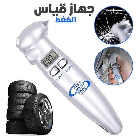 Manomètre Numérique Professionnel 4en1 pour Pneus – جهاز قياس الضغط للعجلات