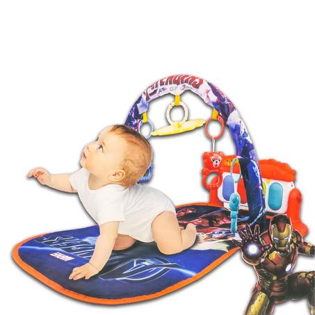 Tapis d’éveil Musical Interactif pour Bébé Avengers
