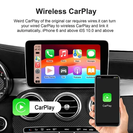 Box CarPlay Sans Fil Android 13 pour Voiture – جهاز ميديا بنظام أندرويد 13