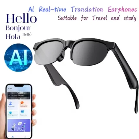 Lunettes  Bluetooth Connectés aux Téléphones ; Ordinateurs et Tablettes.