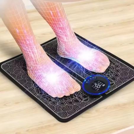 Masseur de pieds électrique intelligent Machine de thérapie par patch à domicile Fournitures de thérapie de réadaptation d'artefact avec coussin de pied