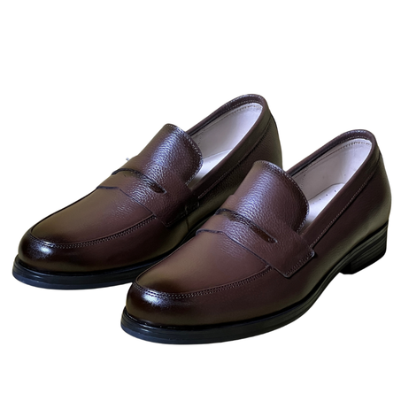 HERO – Chaussures de ville 100 % CUIR – Grenat REF 043