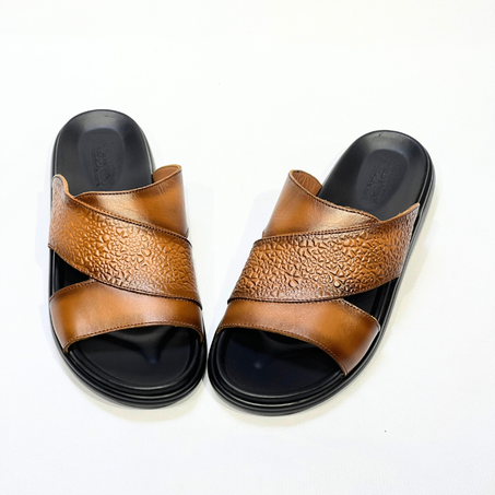 Tifano Sandales Pour Hommes 100% Cuir Médical REF 214