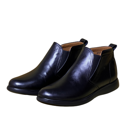 Bottines Médicales extra confortable en cuir - REF 724