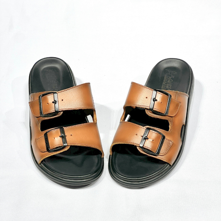 Léger – Sandales Hommes  Médical 100% Cuir REF 211