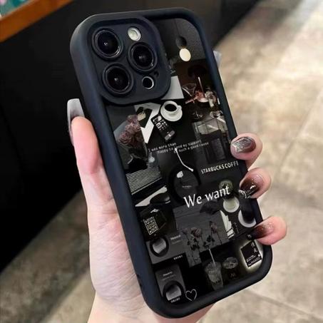 Coque "Fragments of Life" – Antichoc & Étanche – Design Rayé Contrasté Électroplating pour iPhone