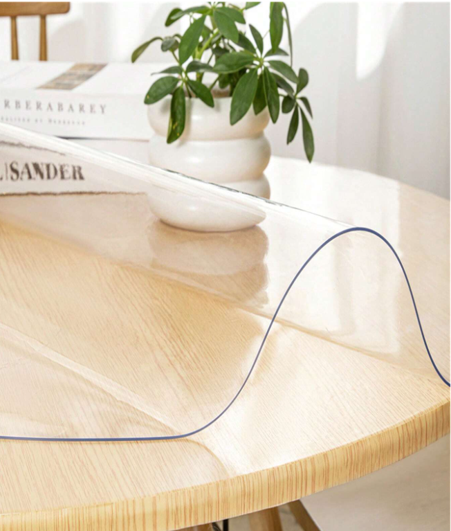 Waterproof plastic table cover