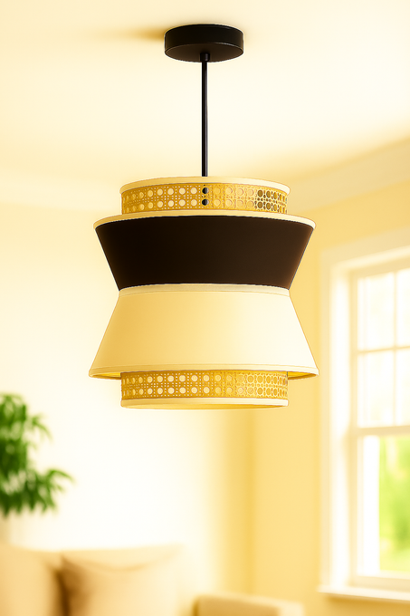 Flora – Suspension en rotin naturel tressée à la main