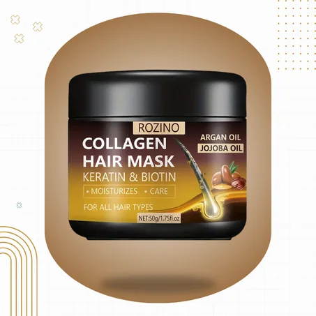 قناع الكولاجين للشعر بزيت الأرجان والجوجوبا