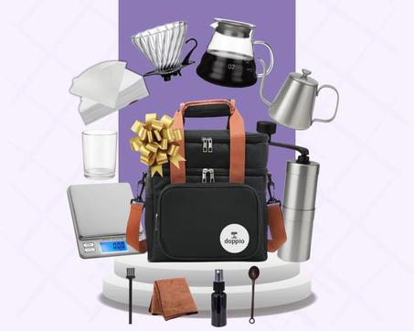 12 قطعة مع حقيبة السفر الفاخرة