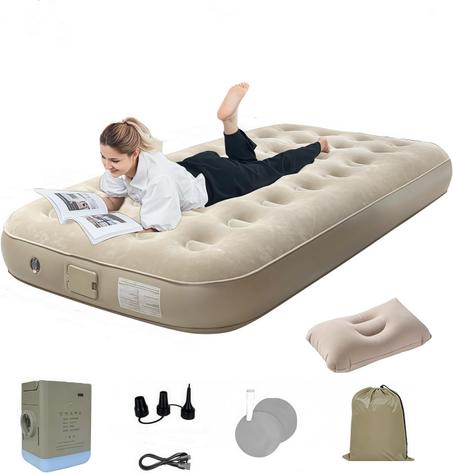 مرتبة هوائية ذاتية النفخ مع مضخة مدمجة –