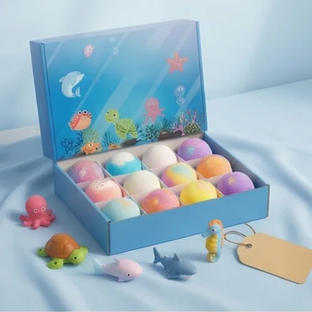 مجموعة كرات الاستحمام الملونة - حولي وقت التدواش لمتعة