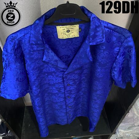Chemise royal bleu roi