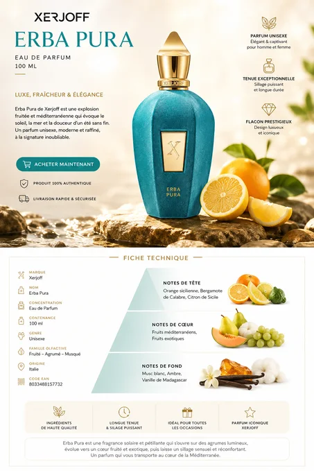 Xerjoff Erba Pura Eau de Parfum 100 ml