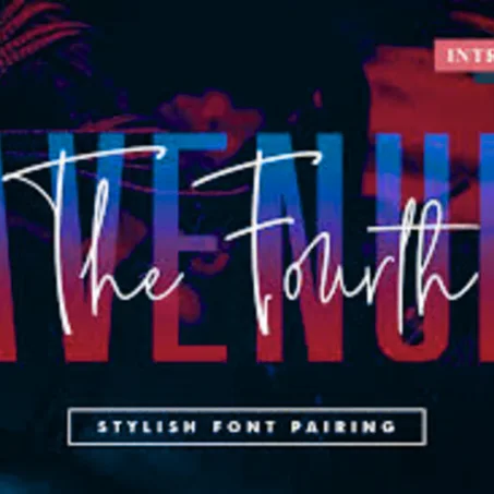 The Fourth Avenue Font