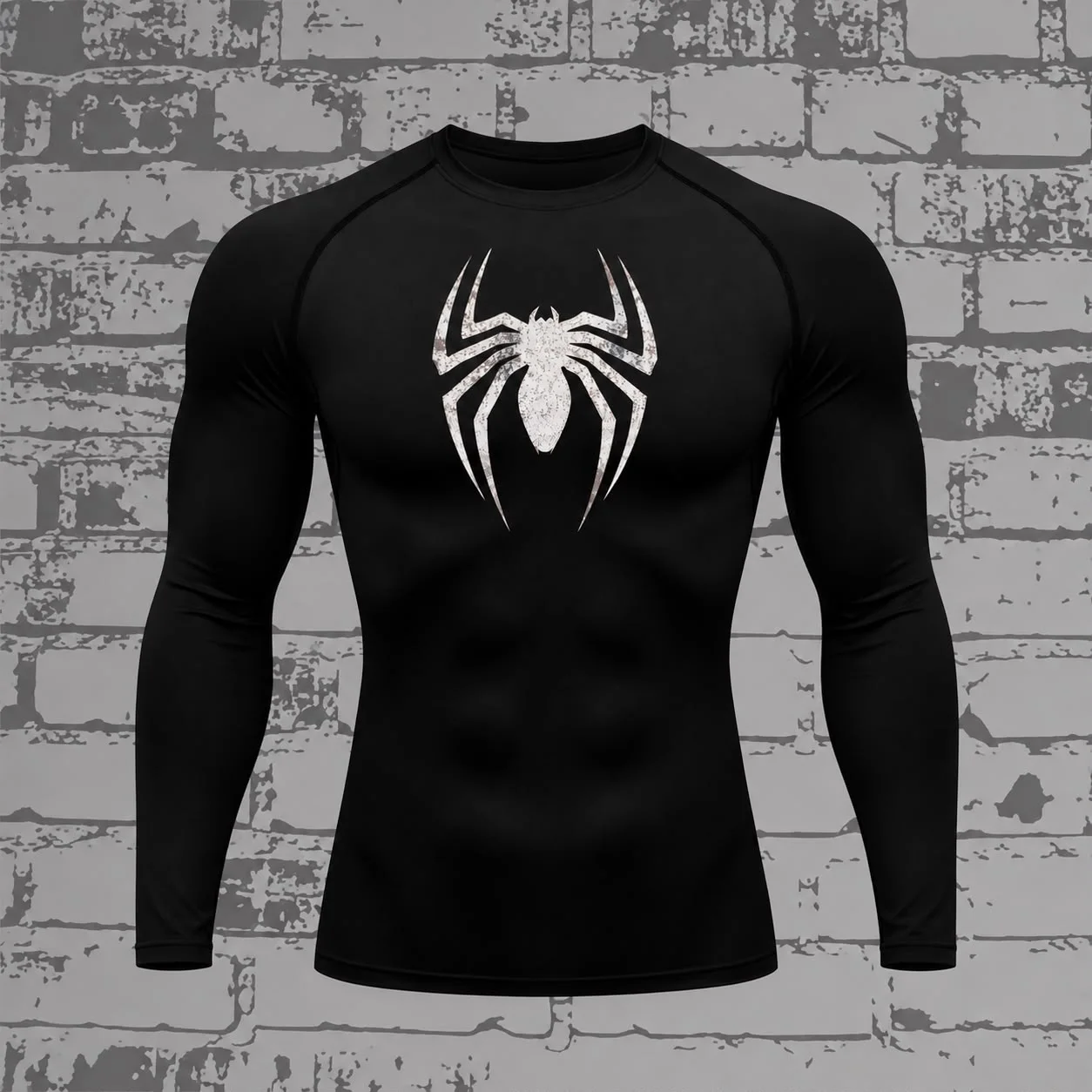 WHITE SPAIDER MAN COMPRESSION BODY