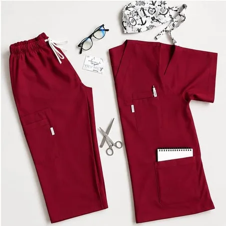 Blouse Médicale rouge