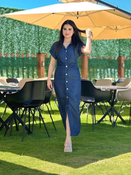 Robe Jean Bouton