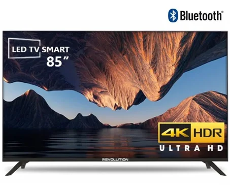 Télévision 85 Revolution Galaxy 4K Smart Tv + Récepteur intégré + TNT