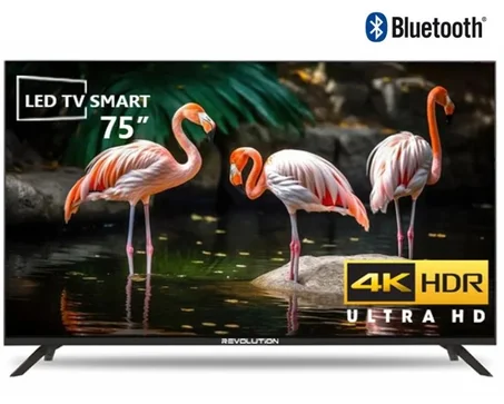 Télévision 75 Revolution Galaxy 4K Smart Tv + Récepteur intégré + TNT