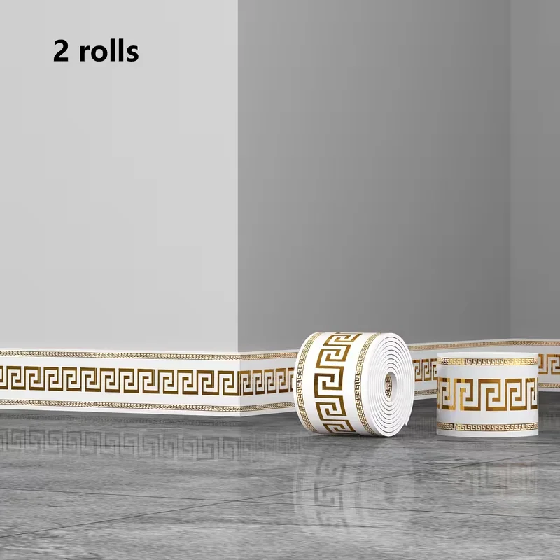 Roli 2 za Ukuta wa Marble Unene Unaojishikilia | Urefu wa mita 5 x upana wa sentimita 10, Huondolewa, Inafaa kwa Kuta