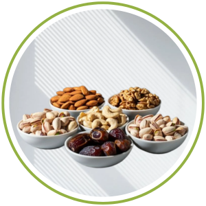 التمور والفواكه الجافة