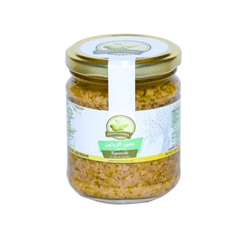 عجين الزيتون الأخضر (180 غرام) - طبيعي