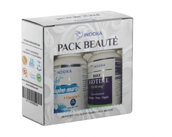 مجموعة الجمال المتكاملة ماكس بيوتين وكولاجين بحري لشعر قوي وناعم