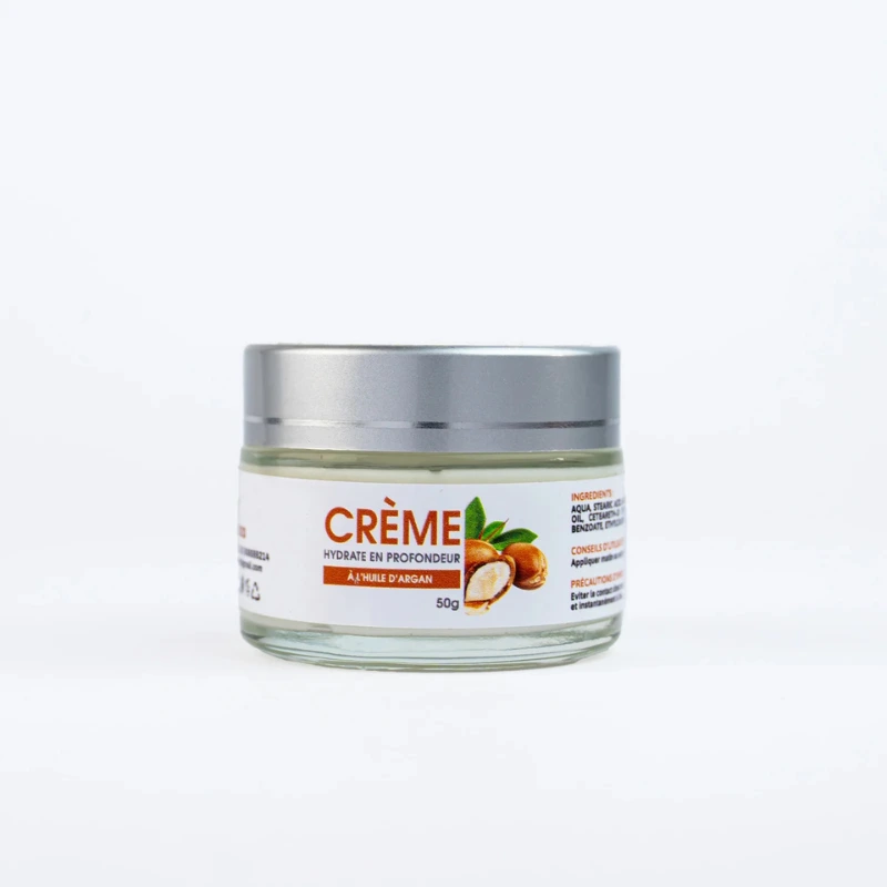 كريم زيت الأركان (50 غرام) - ترطيب عميق للعناية بالبشرة وتغذيتها